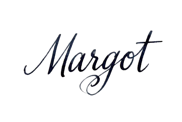 Margot, signed by hand
